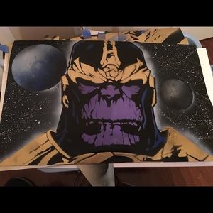 THANOS painting (spray painted)